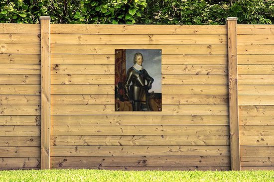 Peinture de jardin Frederik Hendrik - Peinture de Gerard van Honthorst - 60x80 cm - Affiche de jardin - Toile de jardin