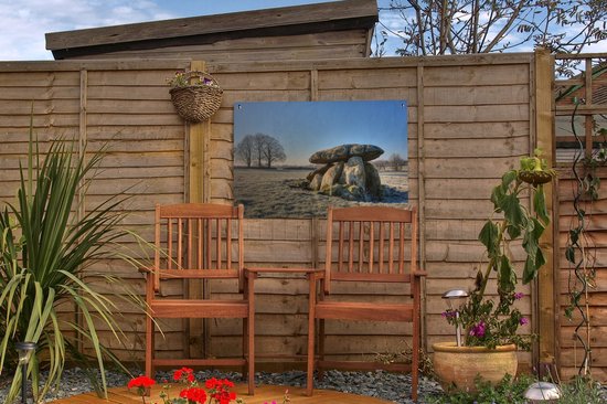 Affiche de jardin An old hunebed in Ireland 60x40 cm - petit - Toile de jardin / Toile d'extérieur / Peintures d'extérieur (décoration de jardin)