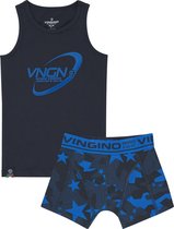 Vingino jongens setje Stars Blue  - 116  - Zwart