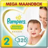 Pampers Premium Protection - Maat 2 - Mega Maandbox - 320 luiers