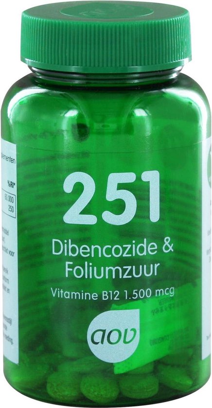 AOV 251 Dibencozide Foliumzuur Voedingssupplementen 60 zuigtabletten | bol.com