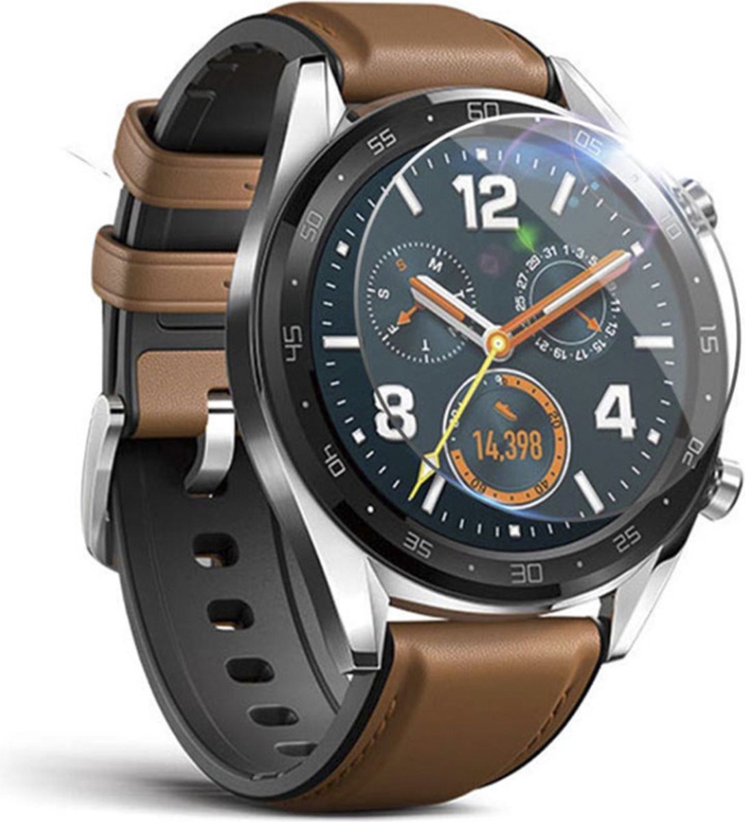Strap-it Screen protector glas - beschermend glasplaatje geschikt voor Huawei Watch GT