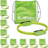 Bluefinity 10x anneau de pilates vert - anneau de fitness - anneau de résistance - anneau de yoga - 37cm