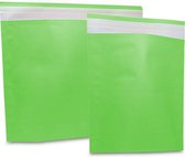 Papieren Verzendzakken 300x360x80mm Lichtgroen - 250 st