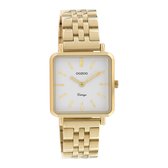 OOZOO Vintage series - goudkleurige horloge met goudkleurige roestvrijstalen armband - C9955 - Ø29