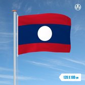 Vlag Laos 120x180cm