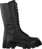 Apples & Pears 7936 Veterboots - Laarzen Met Veters - Meisjes - Zwart - Maat 32