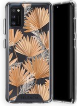 Selencia Zarya Fashion Extra Beschermende Backcover Samsung Galaxy A41 - Palm Leaves