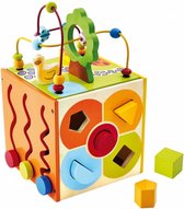 Bino Activiteitenvierkant 5-in-1 Junior 34 X 22 X 23 Cm Hout