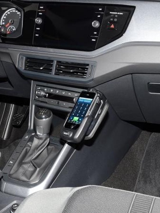 KUDA 096750 Halterung Echtleder schwarz für VW T5 Multivan ab 2009