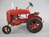 Model tractor - klassieke trekker - ijzer - 10 cm hoog