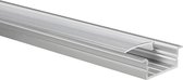 LED strip profiel Marconia aluminium breed 1m incl. transparante afdekkap