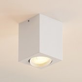Arcchio - winkelverlichting - 1licht - aluminium - H: 11 cm - wit (RAL 9016) - Inclusief lichtbron