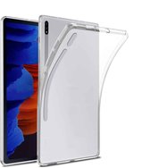 FONU Siliconen Backcase Hoes Samsung Galaxy Tab S8 PLUS - S7 FE - S7 Plus - 12.4 inch - Transparant