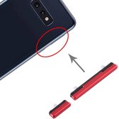 Aan / uit-knop en volumeknop voor Samsung Galaxy S10e (rood)