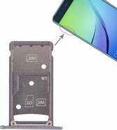 2 SIM-kaart Lade / Micro SD-kaart Lade voor Huawei Enjoy 6 / AL00 (Grijs)