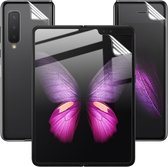 1 Stelt IMAK gebogen volledig scherm hydrogelfilm (buitenscherm + achter + binnenscherm) in voor Galaxy Fold