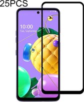 Voor LG K52 25 STKS Volledige lijm Volledig scherm gehard glasfilm