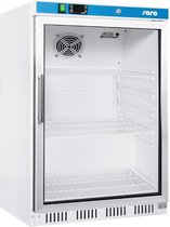 Saro - HK 200GD Tafel model koelkast - Flessenkoelkast - Met afsluitbare glasdeur en luchtcirculatie