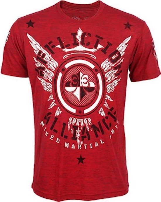 Affliction Alliance MMA Gym T Shirt Red MMA Kleding maat M | bol