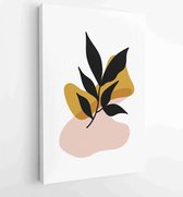 Abstract art nature background vector. Modern shape line art wallpaper 1 - Moderne schilderijen – Vertical – 1933708199 - 80*60 Vertical