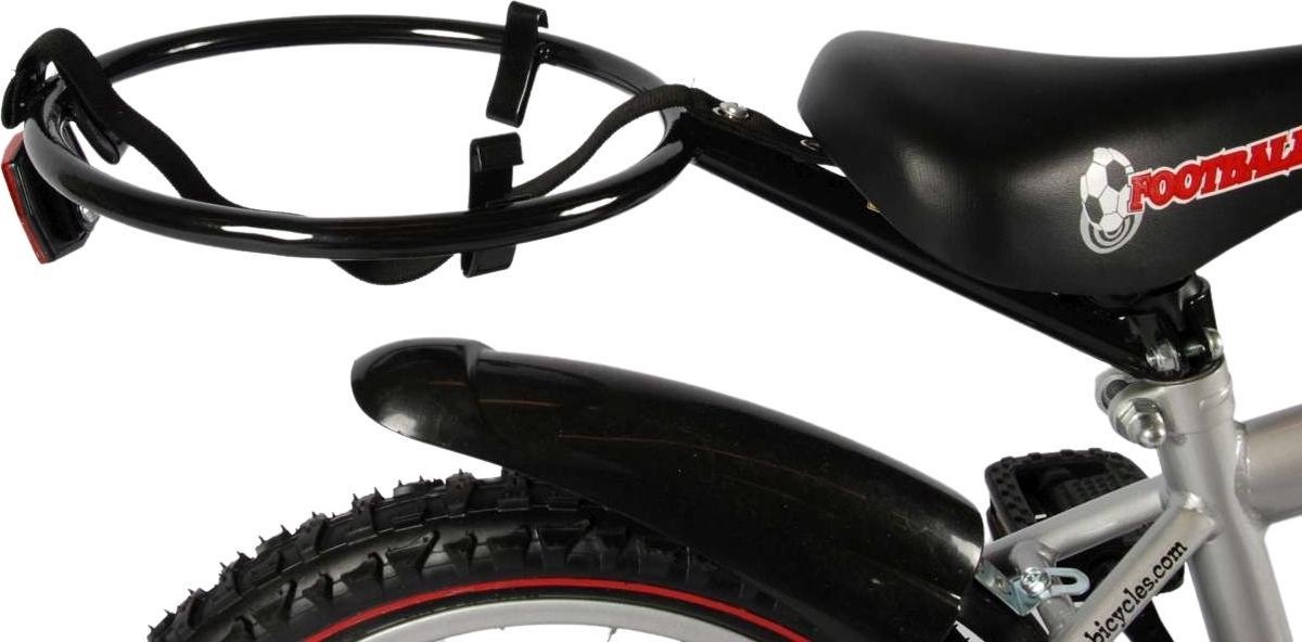 Volare Voetbalhouder - voor fietsen vanaf 16 inch - zwart | bol.com