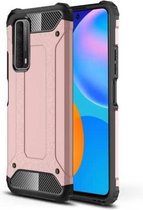 Voor Huawei P smart 2021 Magic Armor TPU + PC Combinatie Case (Rose Gold)