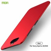 MOFI Frosted PC ultradunne harde hoes voor Sony Xperia 20 / Xperia XA4 (rood)