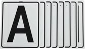 Premiere Manegeletters - Set / 8 - 20x25 cm - Blanc