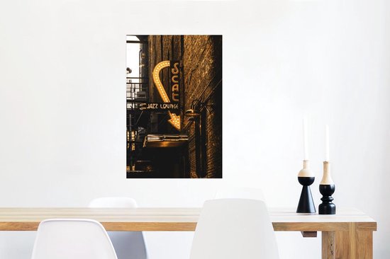 Affiche Doré - Assiette - Ville - 60x90 cm