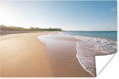 Tropisch strand in Amerika Poster 120x80 cm - Foto print op Poster (wanddecoratie woonkamer / slaapkamer) / Landschappen Poster / Zee en Strand