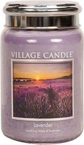 Village Candle Geurkaars - Lavender Ø9,5 x 15 cm Wax Paars