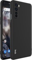 Voor OnePlus Nord IMAK UC-1-serie schokbestendig Frosted TPU beschermhoes (zwart)