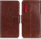 Voor LG Velvet 2 Pro Nappa Texture Horizontale Flip Leren Case met Houder & Kaartsleuven & Portemonnee (Bruin)