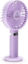 S8 Handheld Portable Home Student USB Mute Mini Fan (paars)