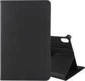 Voor Lenovo Tab P11 Litchi Texture Horizontale Flip 360 graden rotatie lederen tas met houder (zwart)