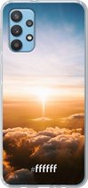 6F hoesje - geschikt voor Samsung Galaxy A32 4G -  Transparant TPU Case - Cloud Sunset #ffffff