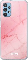 6F hoesje - geschikt voor Samsung Galaxy A32 4G -  Transparant TPU Case - Coral Marble #ffffff