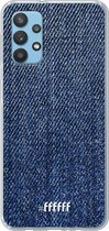 6F hoesje - geschikt voor Samsung Galaxy A32 4G -  Transparant TPU Case - Denim #ffffff