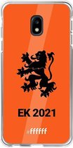 6F hoesje - geschikt voor Samsung Galaxy J3 (2017) -  Transparant TPU Case - Nederlands Elftal - EK 2021 #ffffff