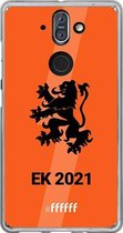6F hoesje - geschikt voor Nokia 8 Sirocco -  Transparant TPU Case - Nederlands Elftal - EK 2021 #ffffff