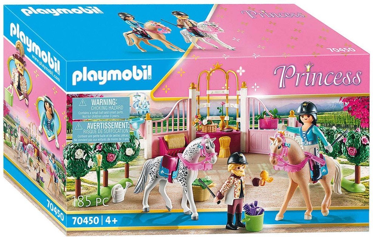 Playmobil Princess 70450 Princesse avec chevaux et instructeur 
