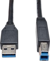 Tripp Lite U322-010-BK USB-kabel 3,05 m USB 3.2 Gen 1 (3.1 Gen 1) USB B USB A Zwart