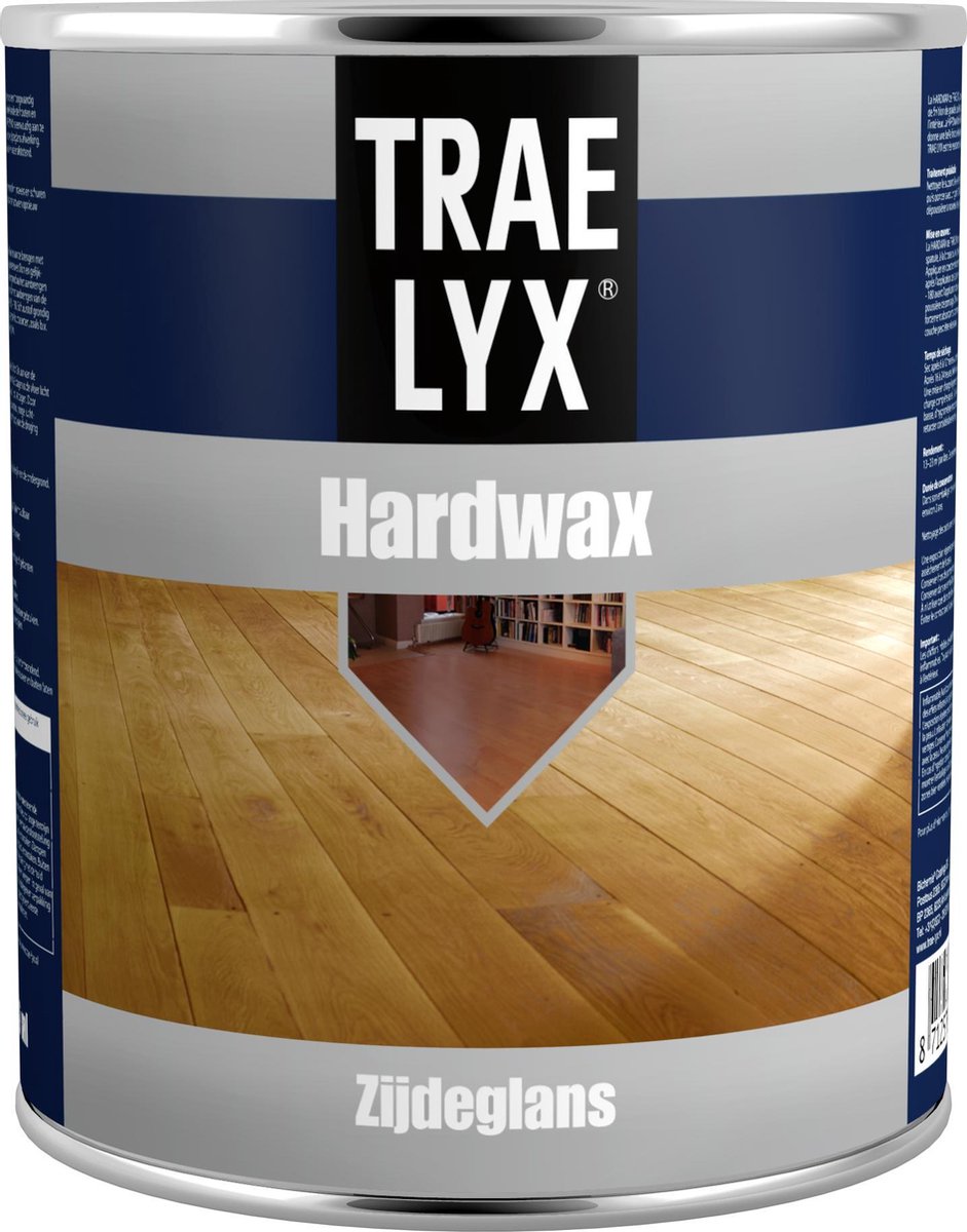Trae-Lyx Harde wax - Zijdeglans - Blanke olie - Slijtvast en krasvast - Voor onbehandelde houten vloeren - 2,5 Liter