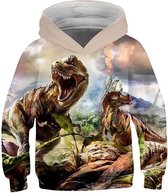 Hoodie Dinosaurus - maat S - vest - sweater - outdoortrui - trui - Dino