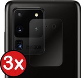 Samsung S20 Ultra Screenprotector Glas Camera Protectie - Samsung Galaxy S20 Ultra Camera Screen Protector - 3 PACK