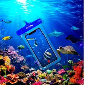 Celly SPLASHBAG21BL coque de protection pour téléphones portables 17,8 cm (7") Bleu, Transparent
