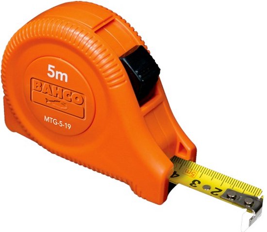 Bahco MTG-5-19 Rolmaat - 5m x 19mm | bol