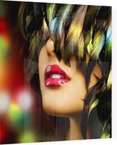 Glamour Veren Kapsel - Foto op Plexiglas - 60 x 60 cm