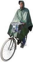 HOOODIE poncho olijfgroen